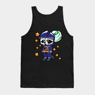 space odyssey raccoon BLUE Tank Top